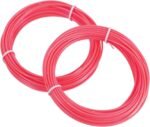 MECCANIXITY 2 Pcs 3D Pen Filament, 1.75mm Dia 33ft Length PLA 3D Printing Pen Filament Refills for 1.75mm 3D Printing Pen, Fluorescent Red