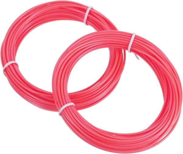 MECCANIXITY 2 Pcs 3D Pen Filament, 1.75mm Dia 33ft Length PLA 3D Printing Pen Filament Refills for 1.75mm 3D Printing Pen, Fluorescent Red
