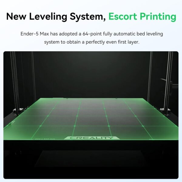 Creality Ender 5 Max 3D Printer, 3D Printing Machine with 700mm/s High-Speed Printing, 400 * 400 * 400 Large Print Area, 64-Point Auto Leveling 300℃ High Temp Precise Linear Rail - Image 3