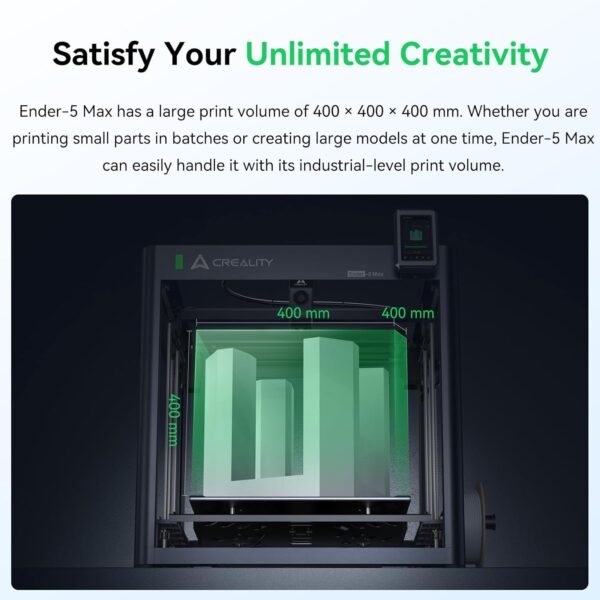 Creality Ender 5 Max 3D Printer, 3D Printing Machine with 700mm/s High-Speed Printing, 400 * 400 * 400 Large Print Area, 64-Point Auto Leveling 300℃ High Temp Precise Linear Rail - Image 4