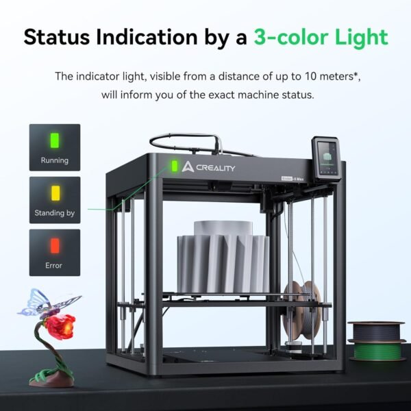 Creality Ender 5 Max 3D Printer, 3D Printing Machine with 700mm/s High-Speed Printing, 400 * 400 * 400 Large Print Area, 64-Point Auto Leveling 300℃ High Temp Precise Linear Rail - Image 6