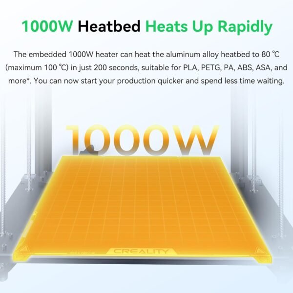Creality Ender 5 Max 3D Printer, 3D Printing Machine with 700mm/s High-Speed Printing, 400 * 400 * 400 Large Print Area, 64-Point Auto Leveling 300℃ High Temp Precise Linear Rail - Image 7