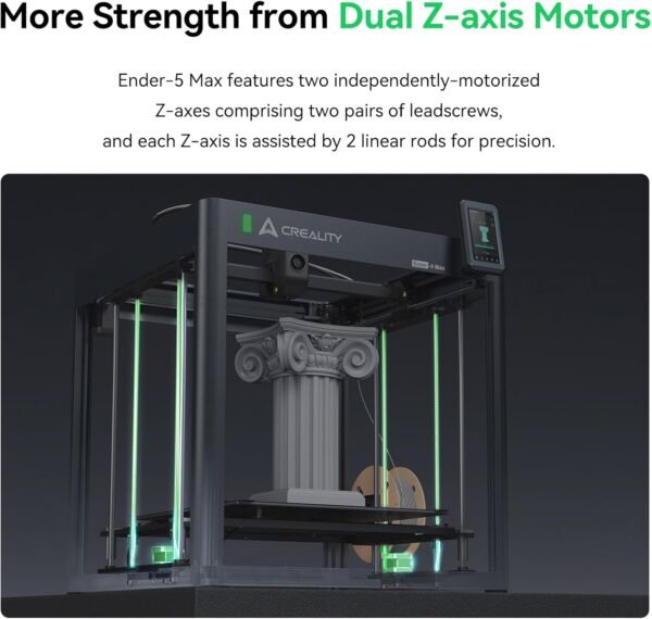 Creality Ender 5 Max 3D Printer, 3D Printing Machine with 700mm/s High-Speed Printing, 400 * 400 * 400 Large Print Area, 64-Point Auto Leveling 300℃ High Temp Precise Linear Rail - Image 8