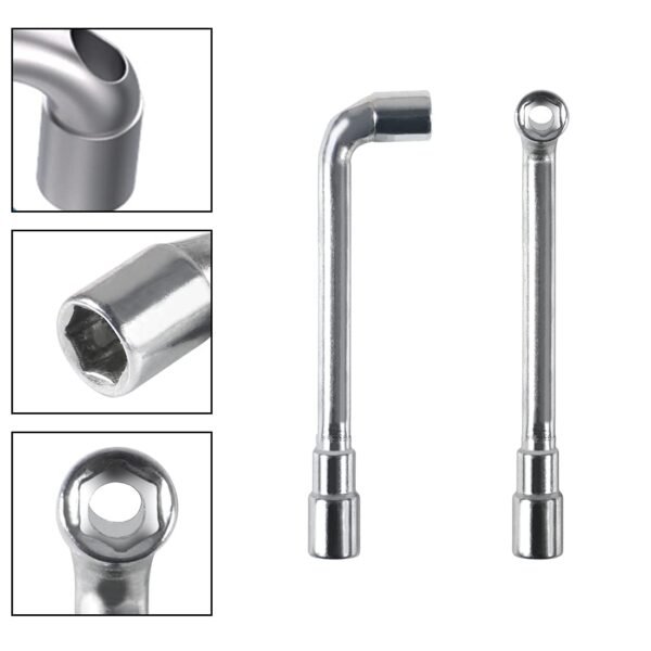 6mm 7mm L-Shaped Hexagonal Wrench Tool & 5 in 1 Multi-Function Wrench for Fixed Mk8 Ender 3 Brass Nozzle Included Copper Wire Toothbrush 3D Printer Accessories (5 Tools) - Image 4