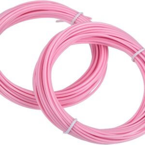 MECCANIXITY 2 Pcs 3D Pen Filament, 1.75mm Dia 33ft Length PLA 3D Printing Pen Filament Refills for 1.75mm 3D Printing Pen, Pastel Pink