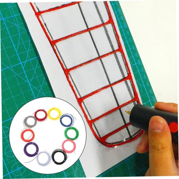 10pcs Pen Filament Pen Prints Filament Supplies for Compatible Printing - Image 3