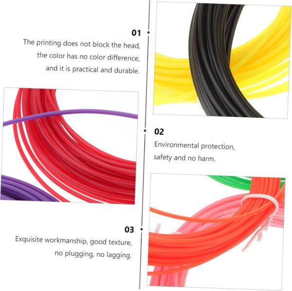 10pcs Pen Filament Pen Prints Filament Supplies for Compatible Printing - Image 9