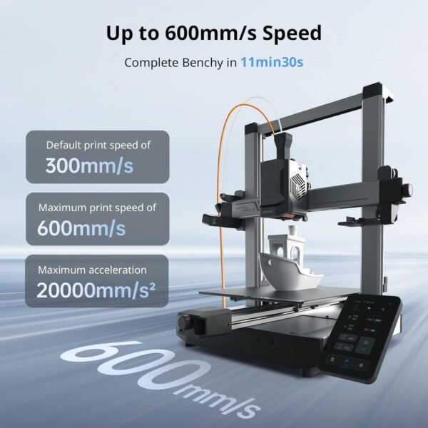 （Anycubic Bundle Filament 4KG） Anycubic Kobra 3 V2 Combo 3D Printer, Smart Multicolor Printing Up to 600mm/s Print Speed - Image 6