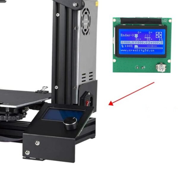 12864 LCD Display for CR10 for CR10S for CR10 S4 for CR10 S5 3D Printer LCD Upgrade Part Integrated Display Easy Install Premium Material - Image 5