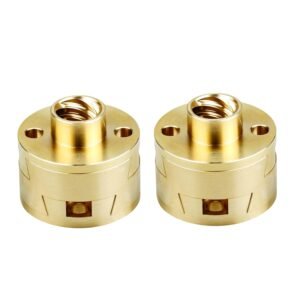 2-Pack POLISI3D Upgrade 2 in 1 T8 Oldham Coupling Z axis 8mm Lead Screw Nut Compatible with Voron BLV 3D Printer and Other 3D Printers Using T8 8mm Lead Screw