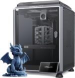 [2024 New] Creality K1C 3D Printer Up to 600mm/s Fast Speed, Reliable Carbon Fiber Printing, Anti-Vibration Design, Auto Calibration for Leveling, Pre-Assembled & Smart OS 3D High Speed Printer