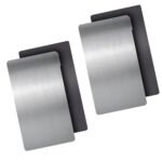 2PCS Resin 3D Printer Spring Steel Building Plate, Flexible Steel Sheet and Magnetic Base Platform Compatible with Anycubic Photon Mono 4 / Mono 4 Ultra 3D Printer, 164x90mm