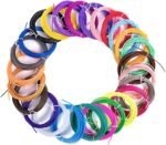 30 Colors 3D Pen Filament PLA Refills Compatible with Most 3D Printing Pens 1.75mm, Each Color 10 Feet,Total 300 Feet 3D Printing Pen Filament