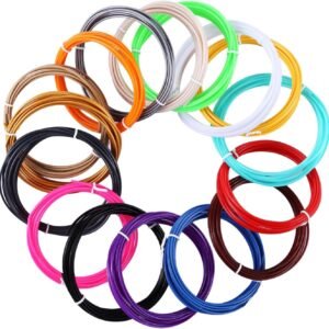3D Pen Filament Refill - 1.75mm 3D Pen PLA Filament, 36 Colors and 24 Colors and 16 Colors Compatible with Most 3D pens for Basic Instruction and Model Making, (16 Colors)