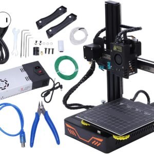 3D Printer, Small 3D Printer Double Rail Fast Cooling Home 2.4in 3D Printer for 3D Printers (US Plug)