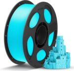 ANYCUBIC PLA Plus (PLA+) 3D Printer Filament 1.75mm, High Toughness 3D Printing Filament, Dimensional Accuracy +/- 0.02mm, Print with Most FDM 3D Printers, 1KG Spool, Light Blue