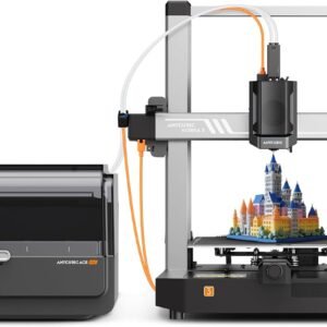 Anycubic Kobra 3 Combo 3D Printer, Multi-Color 3D Printer 4 Colors, Max 600mm/s Print Speed with ACE Pro Sealed Storage Keep Filament Dry, Print Smooth Ideal for All Skill Levels 9.8"x9.8"x10.2"
