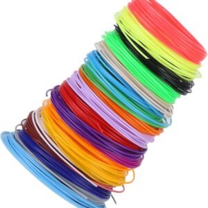 BAFOVY 1.75mm PCL 3D Printer Filament 20 Colors Low Temperature 3D Pen Filament Biodegradable Food Grade with 80-100℃ Optimum Printing Temperature for 3D Printing Pens