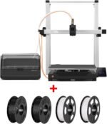 Bundle Anycubic Kobra 3 Max 3D Printer + Anycubic ACE Pro Multi Color 3D Printer Filament Dryer Box + ANYCUBIC PLA 3D Printer Filament Bundle 4KG 2 Pack of Black & 2 Pack of White