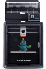 (Bundle Anycubic Kobra S1 Combo) Anycubic 3D Printer +ACE Pro for Kobra 3 Upgrade Kit, Support Multi Color Printing Needs ACE Pro, Max 600mm/s High Speed