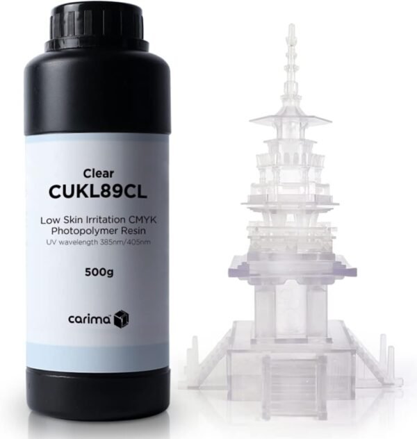 CARIMA Low-Irritation CMYK Resin (Clear) 500g for DLP/LCD Printer
