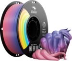 Creality 3D Printer Filament 1.75mm, Rainbow PLA+ Filament No-Tangling Strong Toughness Vacuum Packaging Multi-Color 3D Printing PLA Filament Fit Most 3D Printers