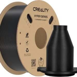 Creality ABS Filament 1.75mm for K1 Max, 3D Printer Filament ABS Designed for High Speed 350mm/s, High Impact Resistance, Odorless Non-Toxic and Without stringing or Clogging, 1kg(2.2lbs) ABS Black