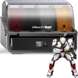 Creality CFS Multi Color Auto Filament System Anti-Moisture Filament Storage Auto-Switch & Run-Out Alerts 4-Channel Parallel Printing 16 Colors 3D Printing for K2 Plus, Hi 3D Printer