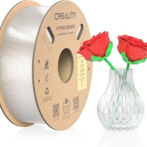 Creality PETG Filament 1.75mm, Hyper PETG Filament High Speed 30-600mm/s High Toughness Chemical Resistance 3D Printer Filament, 1KG Cardboard Spool(2.2lbs) Fit Most 3D Printers (Clear)