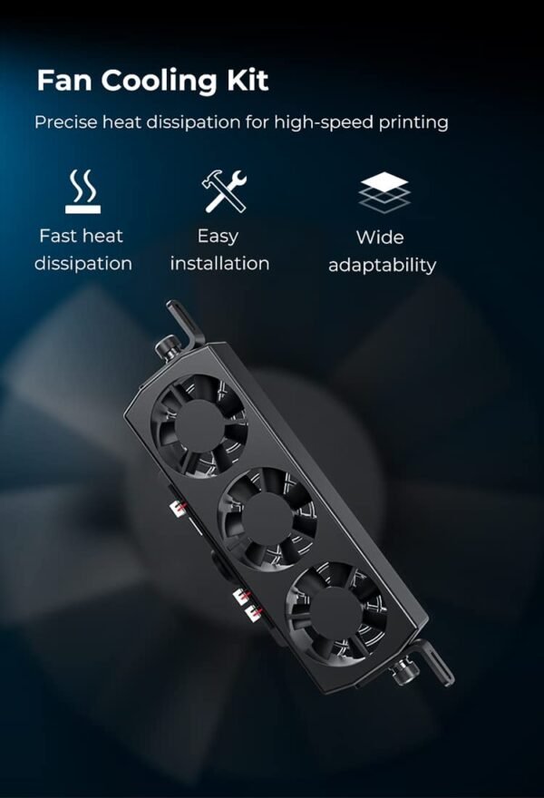 Creality Upgraded Fan Cooling Kit, Precise Heat Dissipation for High-Speed Printing, 3D Printer Accessories for Ender-3/Ender-3 Neo/Ender-3 Pro/Ender-3 V2/V2 Neo/Ender-3 S1/Ender-3 S1 PRO/CR-6 SE - Image 2