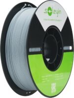 Cregrant3D Soleyin Filament 1.75mm Ultra PLA Filament for 3D Printing High Speed 30-300mm/s Accuracy +/- 0.02mm, 1kg Spool (2.2lbs), Fit Most FDM 3D Printer, Soleyin by Creality Filament, PLA Grey