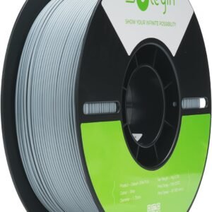 Cregrant3D Soleyin Filament 1.75mm Ultra PLA Filament for 3D Printing High Speed 30-300mm/s Accuracy +/- 0.02mm, 1kg Spool (2.2lbs), Fit Most FDM 3D Printer, Soleyin by Creality Filament, PLA Grey
