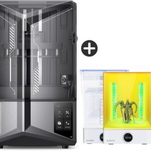 ELEGOO Saturn 4 Ultra 12K MSLA Resin 3D Printer and ELEGOO Mercury XS Bundle Wash and Cure Station