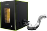Enclosure for 3D Printer with Ventilation,LED Light,Thermo-Hygrometer Resin 3D Printer Enclosure Lock Smelly Vent Odors for Creality Ender Anycubic Elegoo Bamboo lab Prusa Sovol 3D Printer