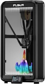 FLSUN T1 Pro FDM 3D Printer, 1000mm/s High-Speed Printing Delta 3D Printer, 60℃ Chamber Heat, Fully Auto Leveling and AI Camera, Support 300°C Print, Large Print Size 11.2"" x11.2 x13