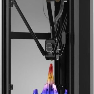 FLSUN T1 Pro FDM 3D Printer, 1000mm/s High-Speed Printing Delta 3D Printer, 60℃ Chamber Heat, Fully Auto Leveling and AI Camera, Support 300°C Print, Large Print Size 11.2"" x11.2 x13