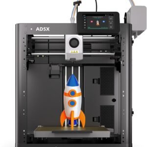 Flashforge AD5X Multicolor 3D Printer, 600mm/s High-Speed 3D Printer with 300˚C Nozzle, Auto Leveling and PEI Flexible Plate, 220x 220 x220mm