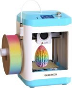 Fully Assembled Mini 3D Printer for Kids & Beginners - Complete Starter Kit with Auto Leveling 3D Printing Machine, 1 Roll of Filament, and SD Card, High-Speed, Fully Open Source, for Home & School