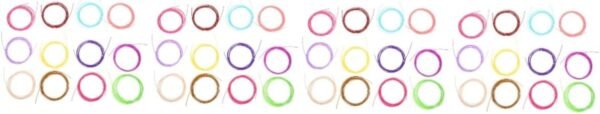 GLEAVI 120rolls Pen Filament Refills Filament Multi Matte Professional Printing Material Smooth Printing No Clogging