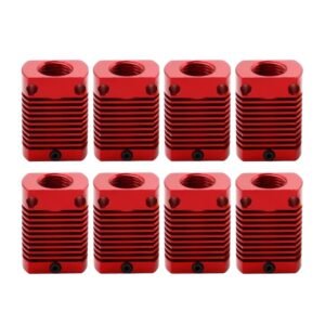 Heat Sink Cooling Aluminum Alloy Radiator for Ender-3 V2 Heatsinks 3D Printer Extruder Hotend CR10 Extruder Heated Block(5pcs)