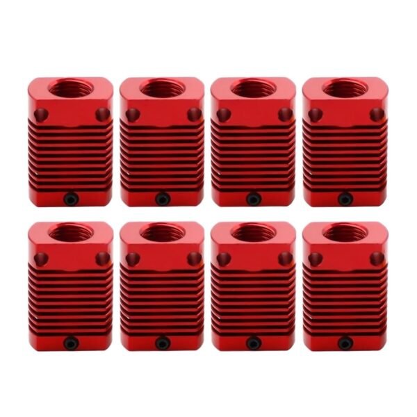 Heat Sink Cooling Aluminum Alloy Radiator for Ender-3 V2 Heatsinks 3D Printer Extruder Hotend CR10 Extruder Heated Block(5pcs)