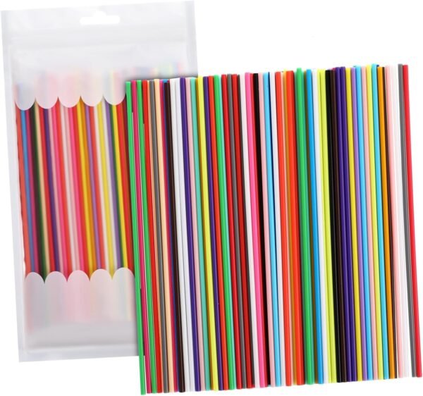 Homoyoyo 22 Colors 3D Doodler Pen Refills, 110 Pcs Pcl Filament 3D Printing Pen, 3D Pen Filament Refills, 3D Oodler Refill Packs, 3-D Painting Pen for 3D Pen Low Printing Temperature 2.5mm