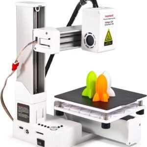 K10 Mini 3D Printer, FDM 3D Printers for Beginners, High Speed & Precision, Auto Leveling 3D Printing Machine for Kids, 230℃ High Temp All Metal Hotend 4 x 4 x 4in (US Plug)
