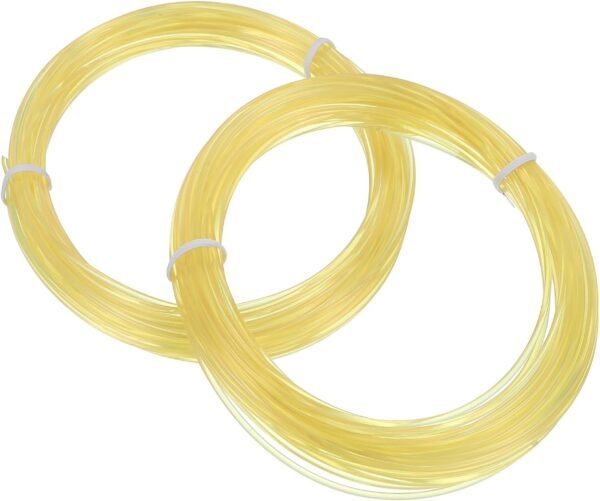 MECCANIXITY 2 Pcs 3D Pen Filament, 1.75mm Dia 33ft Length PLA 3D Printing Pen Filament Refills for 1.75mm 3D Printing Pen, Clear Yellow