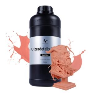 NOVA3D Ultra Precision Resin MSLA UV-Curing with High Precision, Quick Curing & Good Flow for More LCD 3D Printer,405nm Resin Miniatures Jewelry Design Ultra-Details Photopolymer Resin 1000g Red-Wax