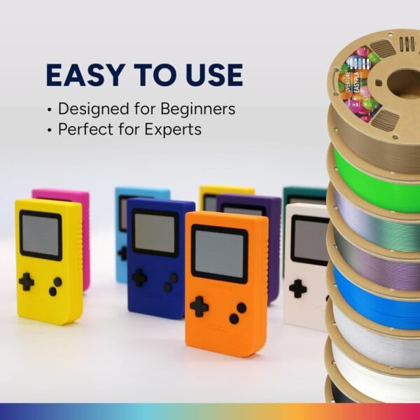 OVERTURE Easy PLA 1.75mm 3D Printer Filament, 1kg PLA Cardboard Spool (2.2lbs), Dimensional Accuracy +/- 0.02mm, Fit Most FDM Printer (Easy Magenta) - Image 2