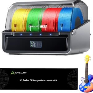 Official Creality CFS with K1 Series CFS Upgrade Kit, Multicolor 3D Printer Automatically Filament System, Supports 4 Parallel Devices for 16 Color Printing for K1 Max/K1C/K1/K1 SE 3D Printer