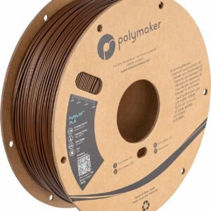 Polymaker PLA Filament, Brown 3D Printing PLA Filament 1.75mm 1kg - PolyLite 3D Printer PLA Filament, Dimensional Accuracy +/- 0.03mm, Compatible with Most 3D Printer, Brown