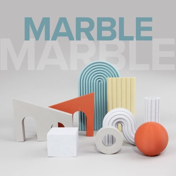 Polymaker Panchroma Marble PLA Filament, Marble White 1.75mm 1kg 3D Printing Filament, 3D Printer PLA Filament, Fit Most FDM 3D Printers, 1kg Spool (2.2lbs) - Image 2