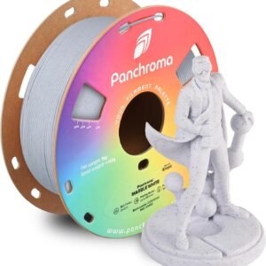 Polymaker Panchroma Marble PLA Filament, Marble White 1.75mm 1kg 3D Printing Filament, 3D Printer PLA Filament, Fit Most FDM 3D Printers, 1kg Spool (2.2lbs)